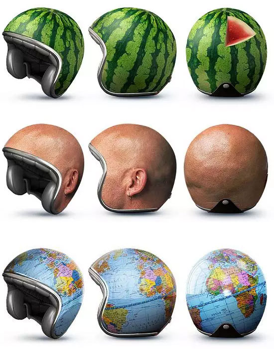 长这么大，见过最奇葩的安全帽