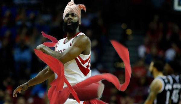 恶搞无下限,超级无厘头的NBA明星PS