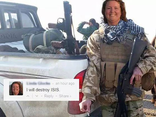 脑洞大开,她只要一根手手指就能消灭ISIS