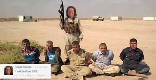 脑洞大开,她只要一根手手指就能消灭ISIS