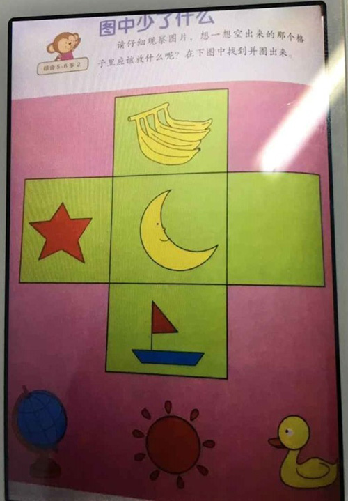 幼儿园升小学变态试题和答案