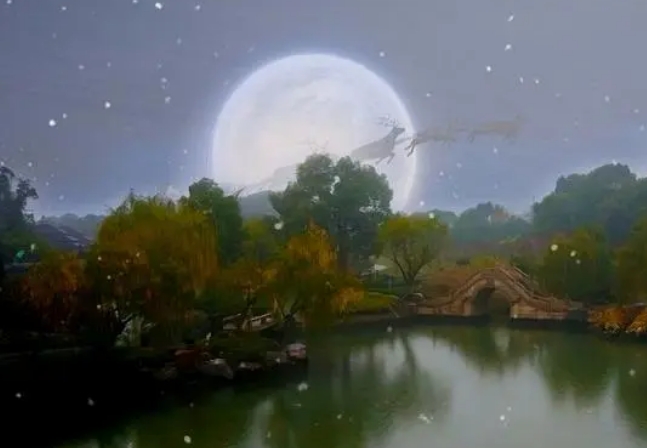 描写秋月的散文