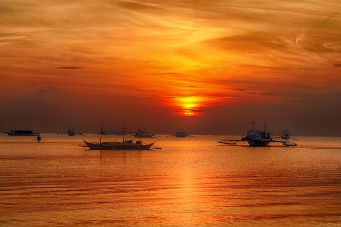 描写夕阳余晖的散文600字